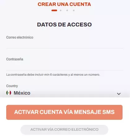 Cómo registrarse en BetWarrior México