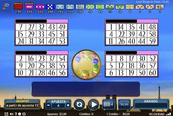 Video Bingo en Bodog Casino 